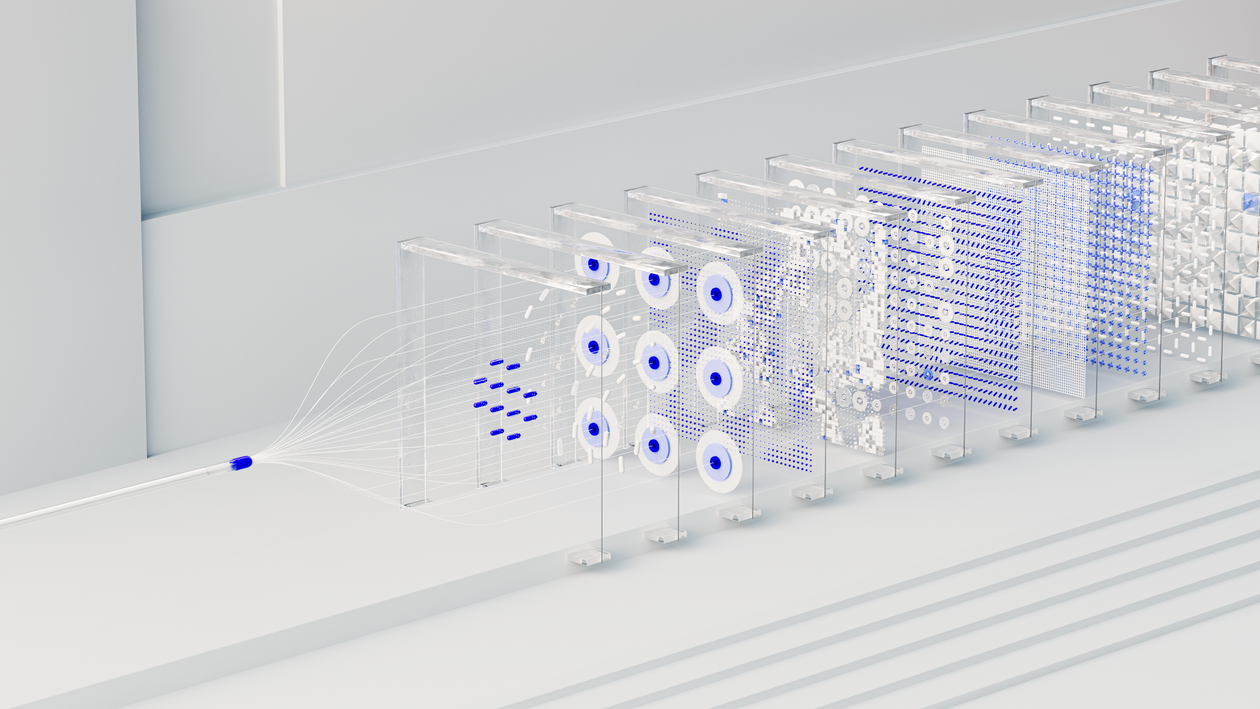 Layered neural architecture